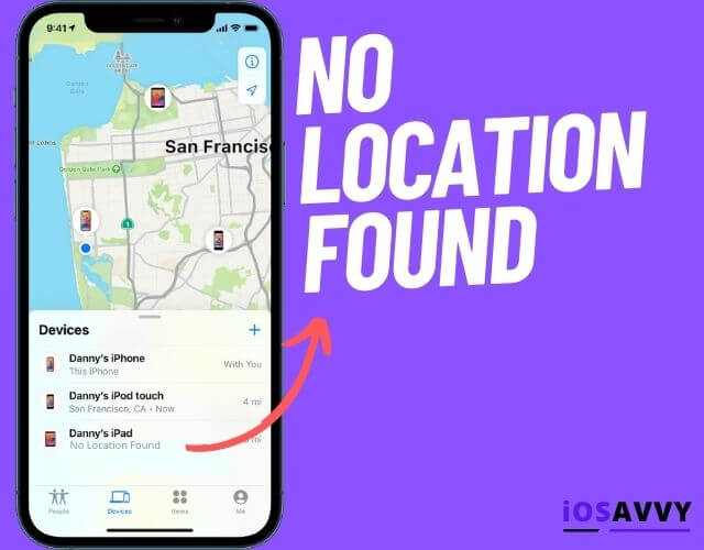 no location found iphone