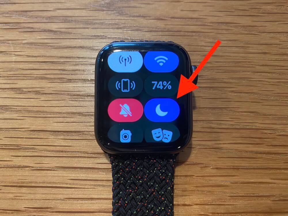 Turn on downtime on the apple watch
