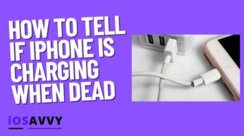 iphone is charging when dead
