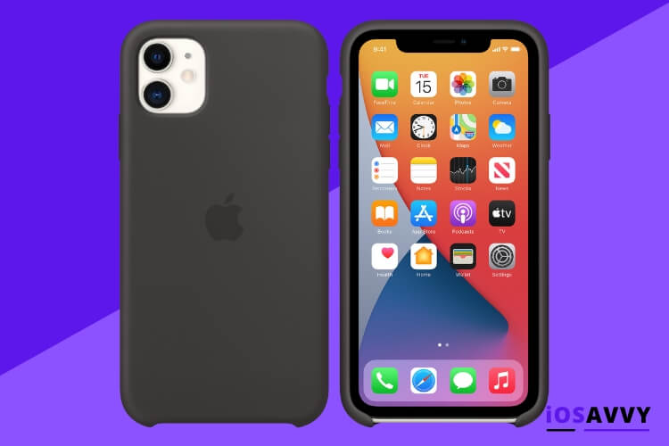  iPhone 11 Silicone Case - black iphone case