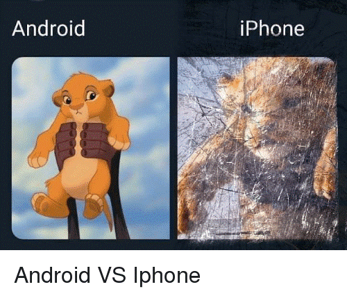 Android vs iPhone memes 